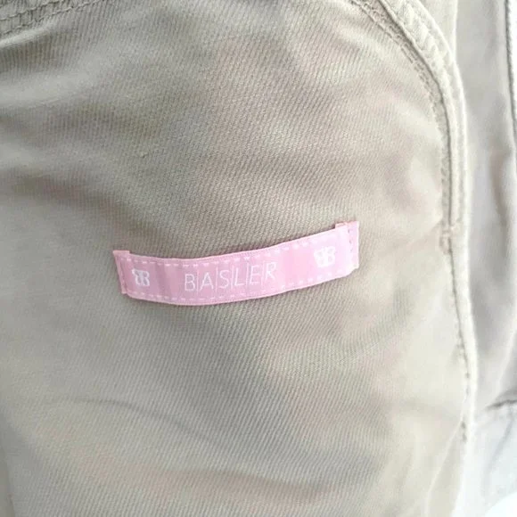 Beige Designer Jean Jacket - Picture 8 of 10